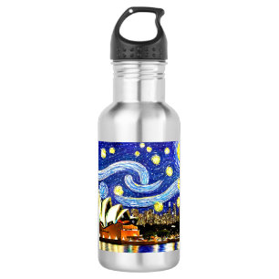 Sterrennacht Sydney Australia Opera House Waterfles