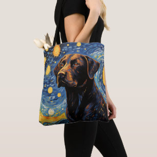 STERRENNACHT THEMA LABRADOR RETRIEVER DOG DRAAGTAS