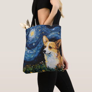 STERRENNACHT THEMA PEMBROKE CORGI DOG DRAAGTAS