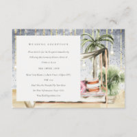 Sterrennacht Tropic Palm Cabana Wedding Reception