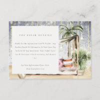 Sterrennacht Tropisch Palm Cabana Wedding Details
