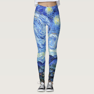 Sterrennacht Van Gogh All-in-Print Leggings