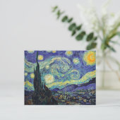 Sterrennacht van Gogh Briefkaart (Staand voorkant)