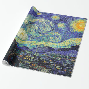 Sterrennacht van Gogh Cadeaupapier