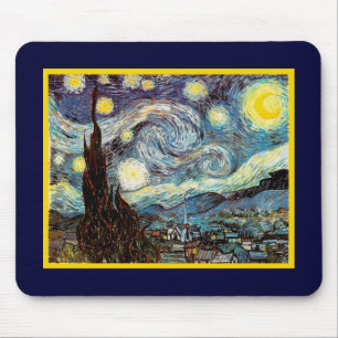 Sterrennacht Van Gogh Fine Art Muismat