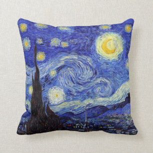 Sterrennacht Van Gogh Geïnspireerde Kussens