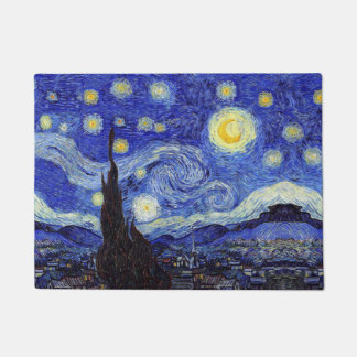 Sterrennacht Van Gogh geïnspireerde Vloermat Deurmat
