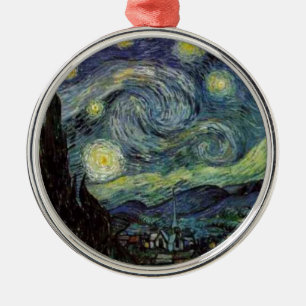 Sterrennacht - van Gogh Metalen Ornament