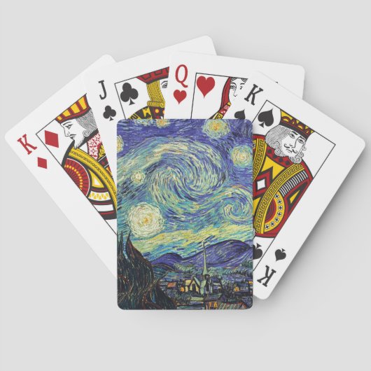 Sterrennacht van Gogh Pokerkaarten (Achterkant)