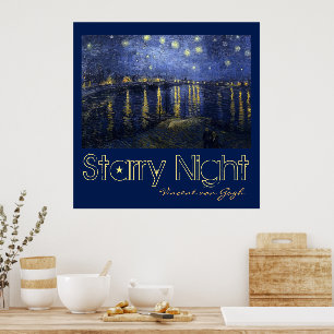 Sterrennacht van Gogh Poster