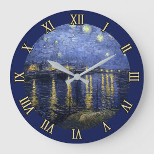 Sterrennacht van Gogh Wall Clock Grote Klok
