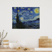 Sterrennacht van het Poster Van Gogh (Keuken)