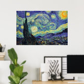 Sterrennacht van het Poster van Gogh (Thuiskantoor)