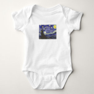 Sterrennacht van Van Gogh baby creeper Romper