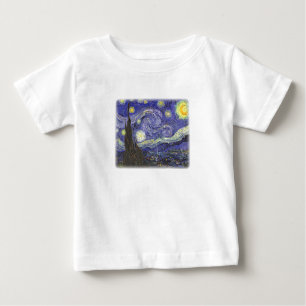 Sterrennacht van Van Gogh baby t-shirt