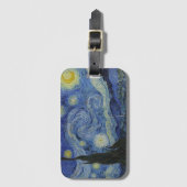 "Sterrennacht" van Van Gogh Bagagelabel (Voorkant (verticaal))