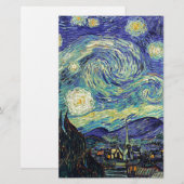 Sterrennacht van van Gogh Briefpapier (Voorkant / Achterkant)