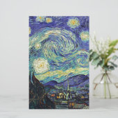 Sterrennacht van van Gogh Briefpapier (Staand voorkant)