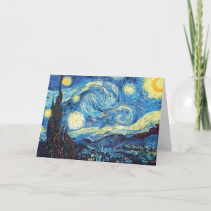 Sterrennacht van Van Gogh, Fine Art, Card Kaart