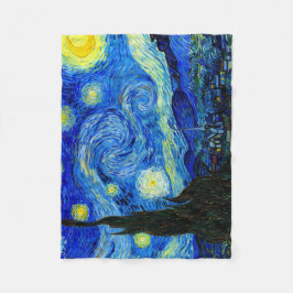 Sterrennacht van Van Gogh Fine Art Fleece Deken