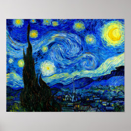 Sterrennacht van Van Gogh Fine Art Poster Print