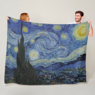 "Sterrennacht" van Van Gogh Fleece Deken