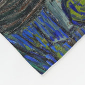 Sterrennacht van Van Gogh, Fleece Deken (Hoek)