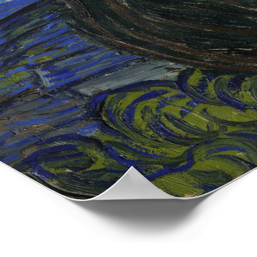 Sterrennacht van Van Gogh Poster (Hoek)