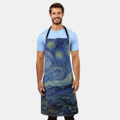 "Sterrennacht" van Van Gogh Schort (Gedragen)