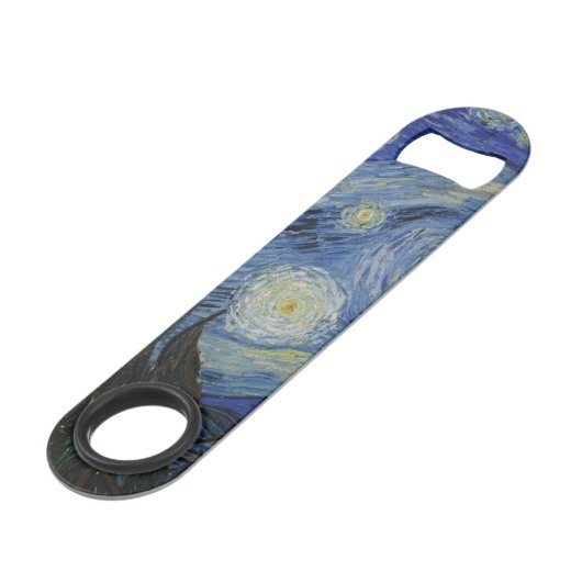 "Sterrennacht" van Van Gogh Speed Flessenopener (Achterkant Gekanteld)