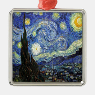 Sterrennacht van Vincent Van Gogh 1889 Metalen Ornament