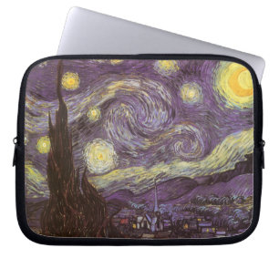 Sterrennacht van Vincent van Gogh, Fine Art Laptop Sleeve