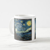 Sterrennacht van Vincent Van Gogh Koffiemok (Voorkant links)