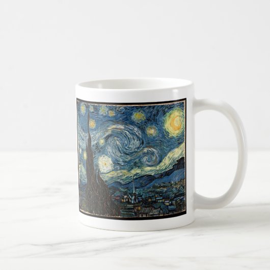 Sterrennacht van Vincent Van Gogh Koffiemok (Rechts)