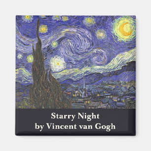 Sterrennacht van Vincent van Gogh Magneet