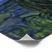 Sterrennacht van Vincent Van Gogh Poster (Hoek)