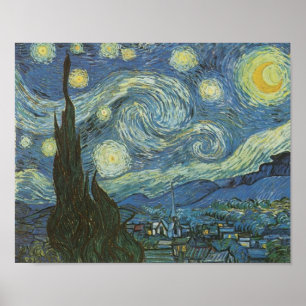 Sterrennacht van Vincent Van Gogh Poster