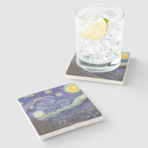 Sterrennacht van Vincent van Gogh Stenen Onderzetter