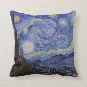 Sterrennacht van Vincent Willem van Gogh schilderi Kussen