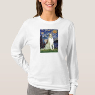 Sterrennacht (Verticaal) - Borzoi T-shirt