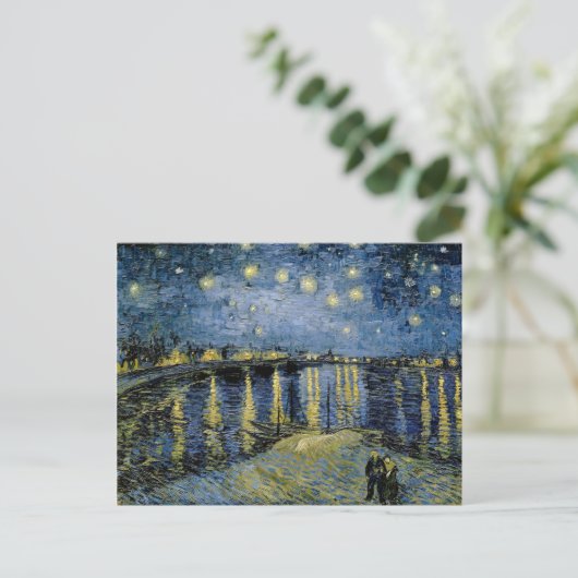 Sterrennacht Vincent van Gogh Briefkaart (Staand voorkant)