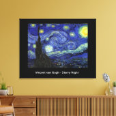 Sterrennacht Vincent van Gogh Canvas Afdruk (Insitu (Woonkamer))