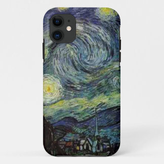 Sterrennacht, Vincent Van Gogh. iPhone 11 Hoesje