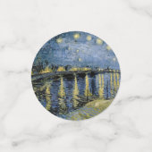 Sterrennacht Vincent van Gogh Confetti (Kleine voorkant)