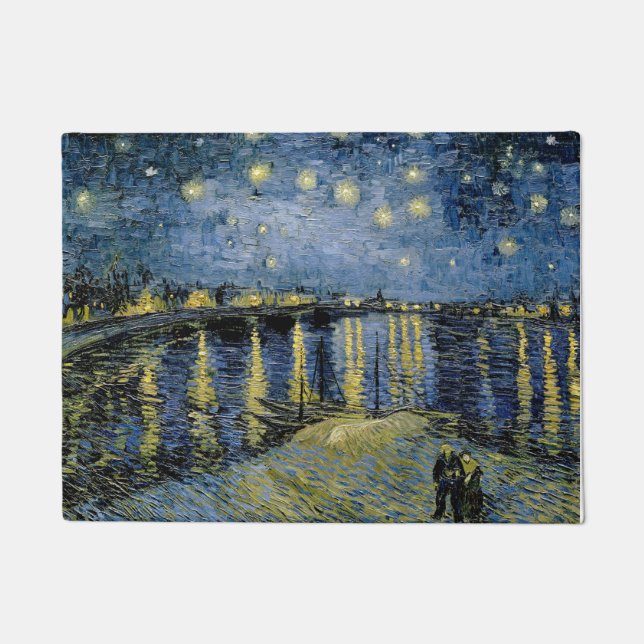 Sterrennacht Vincent van Gogh Deurmat (Voorkant)