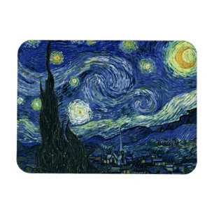 Sterrennacht Vincent van Gogh Fine Art Painting Magneet