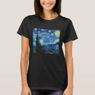 Sterrennacht Vincent van Gogh Fine Art Painting T-shirt