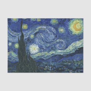 Sterrennacht Vincent van Gogh Fine Art Painting Tissuepapier
