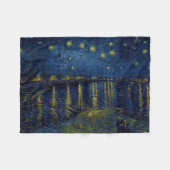 Sterrennacht Vincent van Gogh Fleece Deken (Voorkant (Horizontaal))