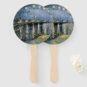 Sterrennacht Vincent van Gogh Handwaaier (Voorkant en achterkant)